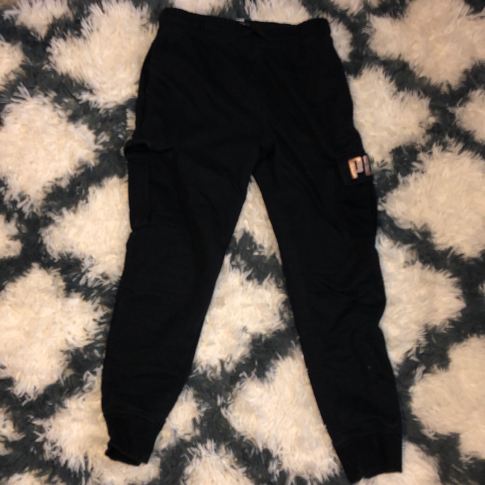 Puma joggers.